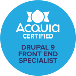 acquia front end specialist drupal 9